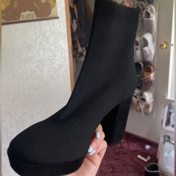 black heels size 8 - Picture 1 of 1